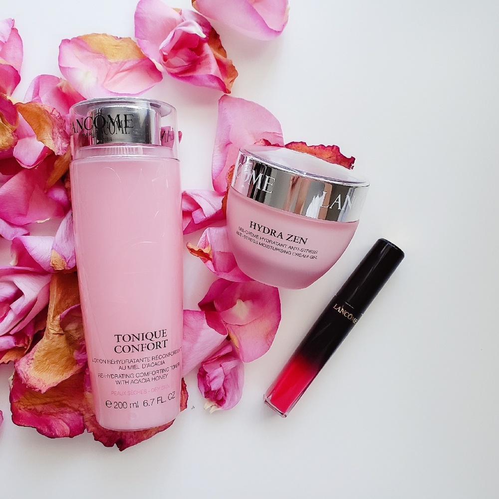 LANCOME TONER AND MOISTURIZER SET